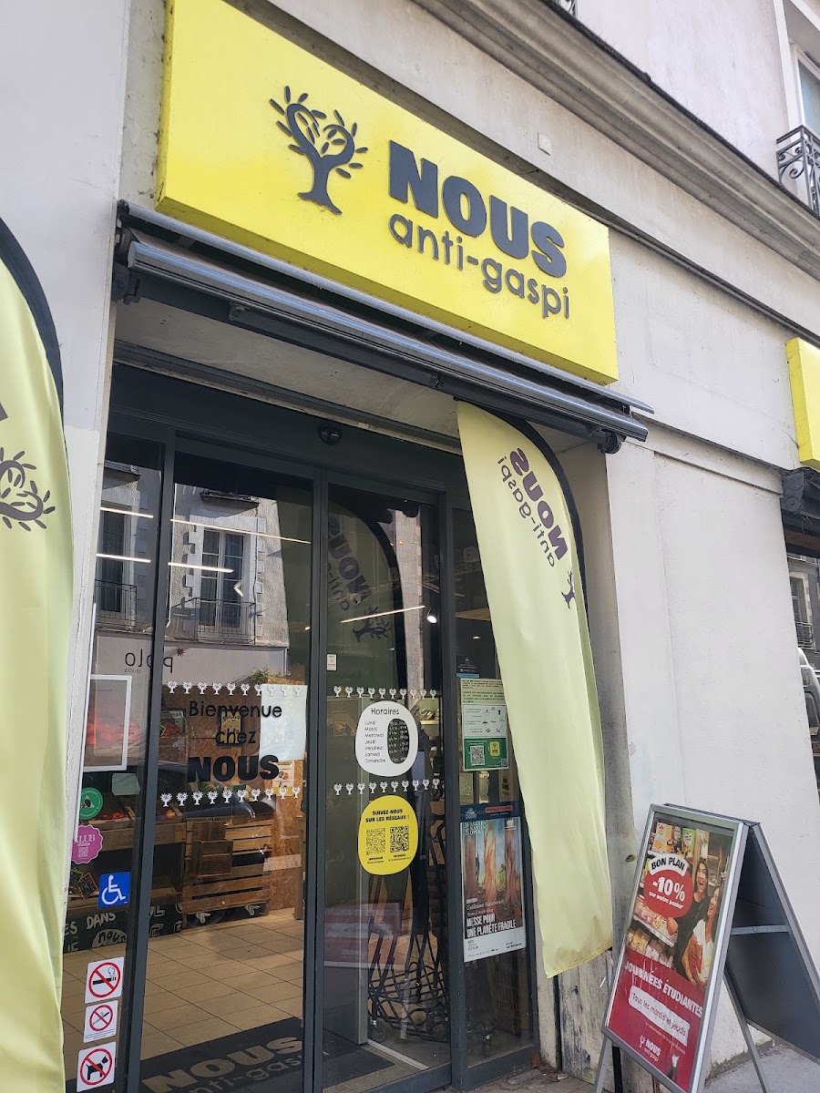 NOUS épicerie anti-gaspi Nantes Pitre Chevalier