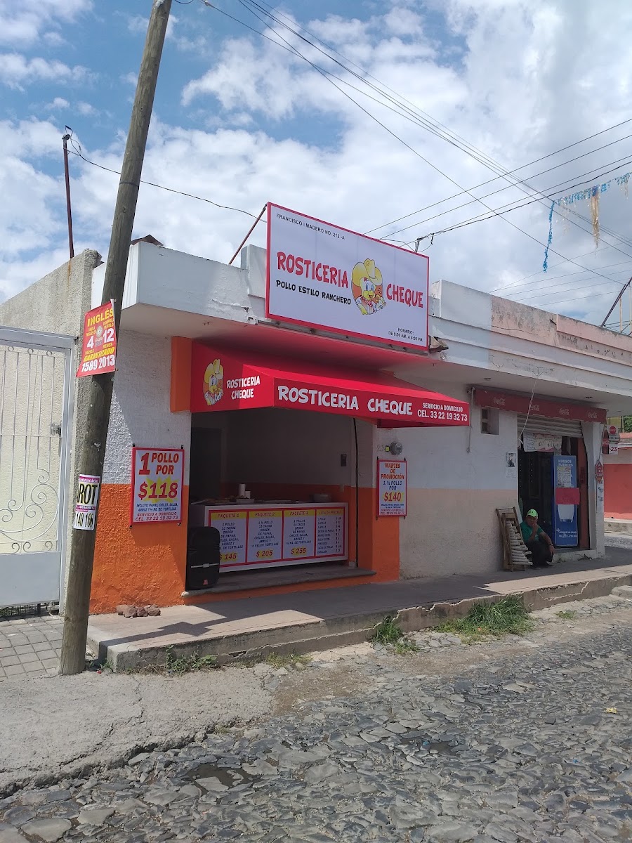Rosticeria cheque Santa Anita