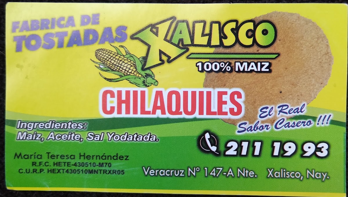 Fabrica De Tostadas Xalisco